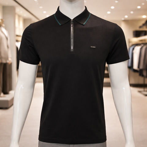 Imported Premium Zip Shirt – Navy Blue