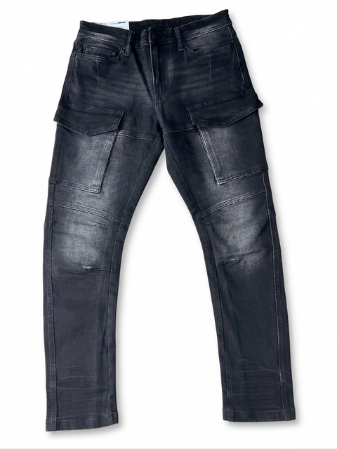 Premium 6 Pocket Black Jeans – Casual & Modern Style