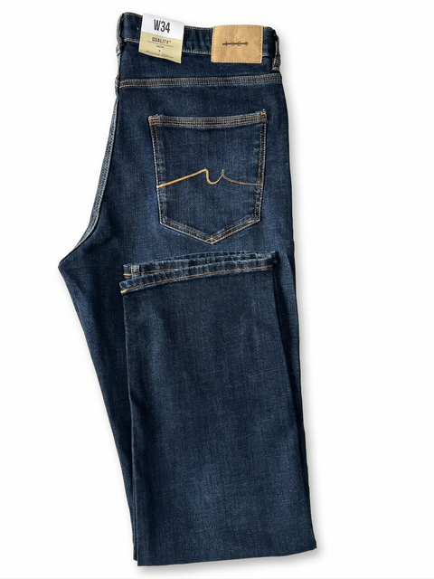 Premium Regular Dark Blue Jeans – Casual & Modern Style