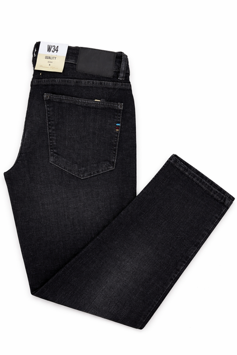 Premium Regular Black Jeans – Casual & Modern Style