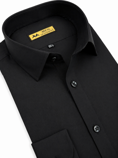 Men’s Grey Formal Dress Shirt – Classic Fit, Full Sleeve