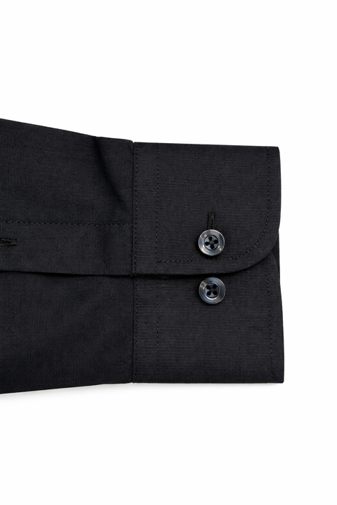 Men’s Grey Formal Dress Shirt – Classic Fit, Full Sleeve