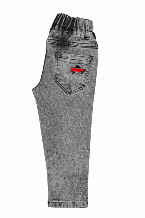 Boys Grey Drift Denim Jeans – Imported, Soft & Wrinkle-Free