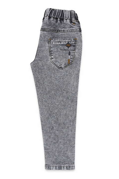 Kids Denim Grey Jeans – Imported, Soft & Wrinkle-Free