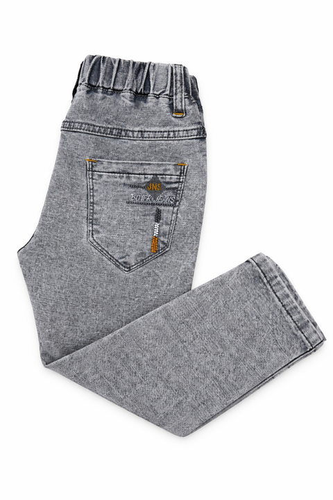 Kids Denim Grey Jeans – Imported, Soft & Wrinkle-Free