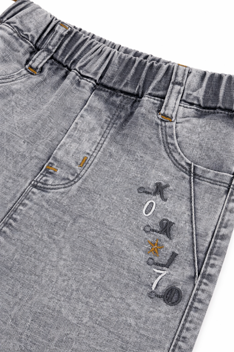 Kids Denim Grey Jeans – Imported, Soft & Wrinkle-Free