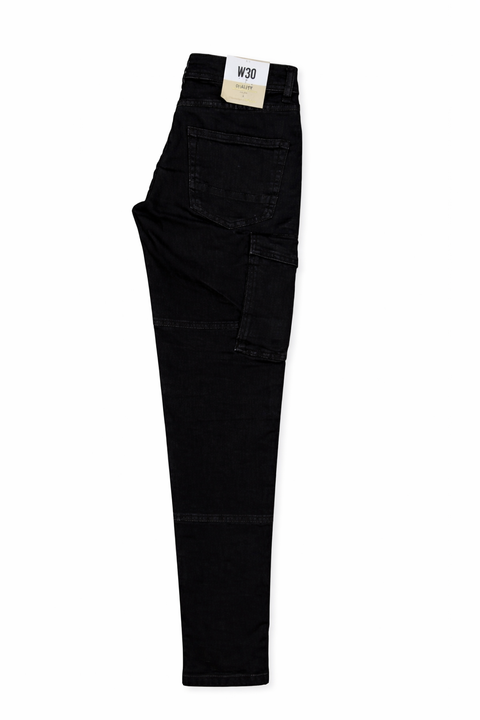 Premium 6 Pocket Regular Black Jeans – Casual & Modern Style