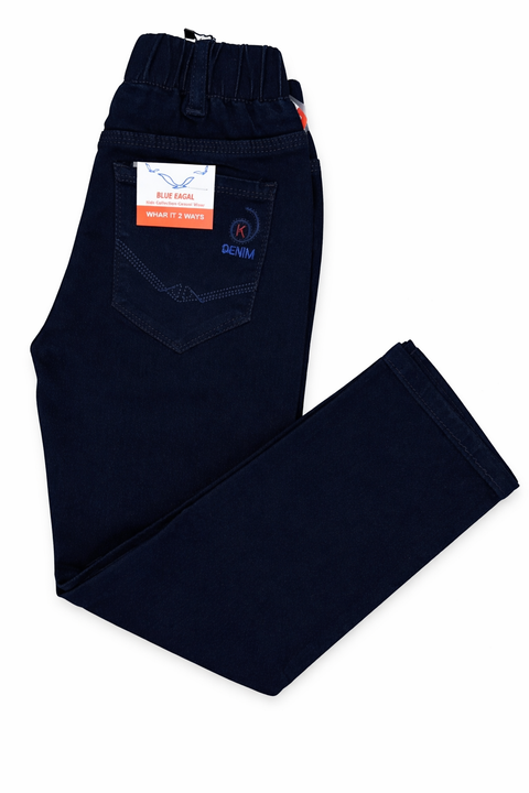 Kids Denim Dark blue Jeans – Imported, Soft & Wrinkle-Free