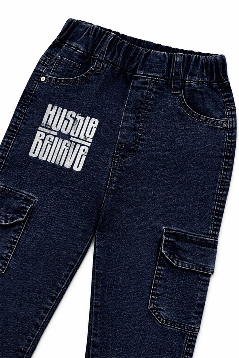 Kids Denim Dark blue Jeans – Imported, Soft & Wrinkle-Free
