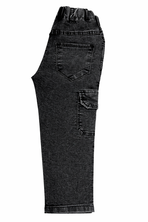 Kids Denim Dark Grey Jeans – Imported, Soft & Wrinkle-Free