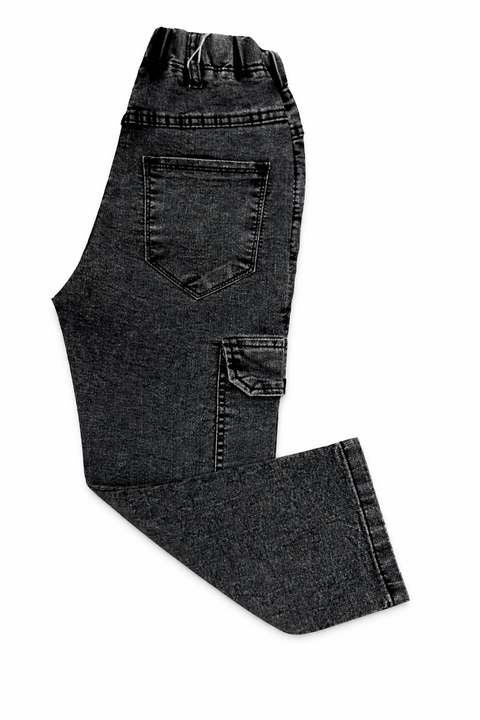 Kids Denim Dark Grey Jeans – Imported, Soft & Wrinkle-Free