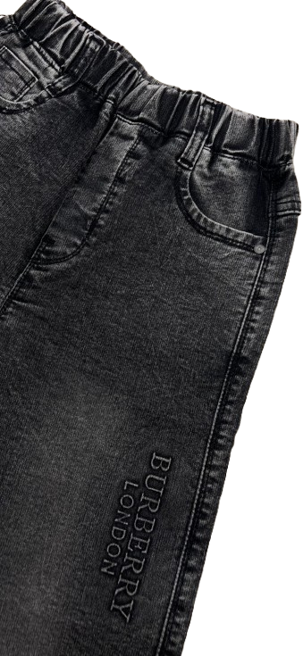 Boys Dark Grey Denim Jeans – Imported, Soft & Wrinkle-Free