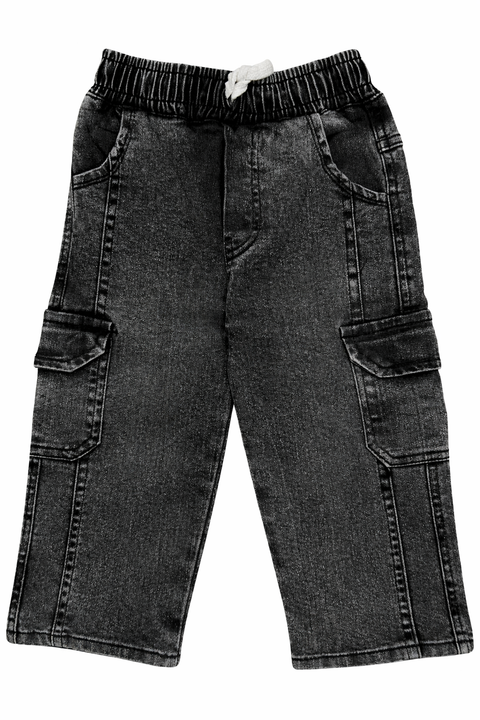 Kids  Denim Dark Grey Jeans – Imported, Soft & Wrinkle-Free