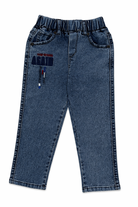 Kids Denim Medium blue Jeans – Imported, Soft & Wrinkle-Free