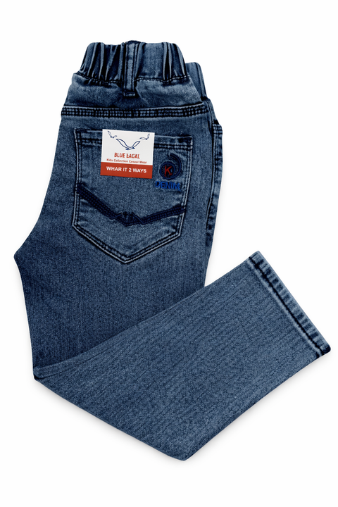 Kids Denim Medium blue Jeans – Imported, Soft & Wrinkle-Free