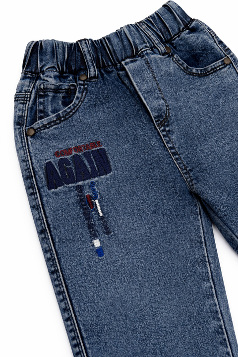 Kids Denim Medium blue Jeans – Imported, Soft & Wrinkle-Free