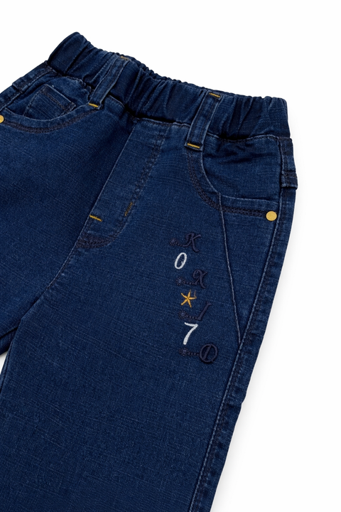 Kids Denim Dark blue Jeans – Imported, Soft & Wrinkle-Free