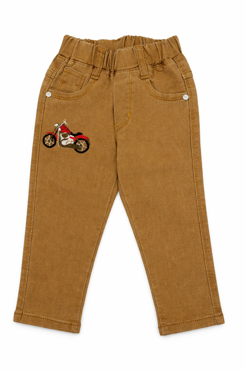 Boys Brown Drift Denim Jeans – Imported, Soft & Wrinkle-Free
