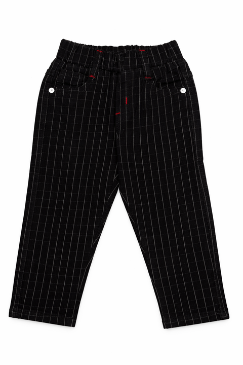 Kids Black Denim Jeans – Imported, Soft & Wrinkle-Free