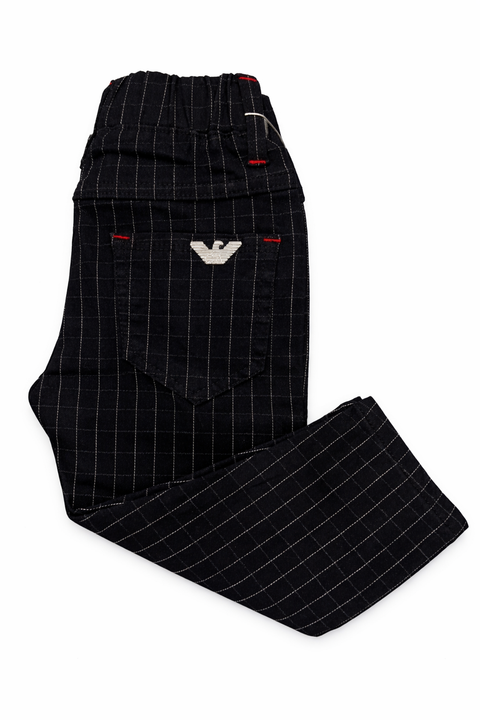 Kids Black Denim Jeans – Imported, Soft & Wrinkle-Free