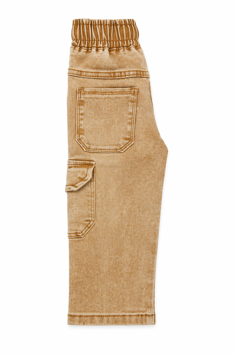 Kids Denim Light Brown Jeans – Imported, Soft & Wrinkle-Free