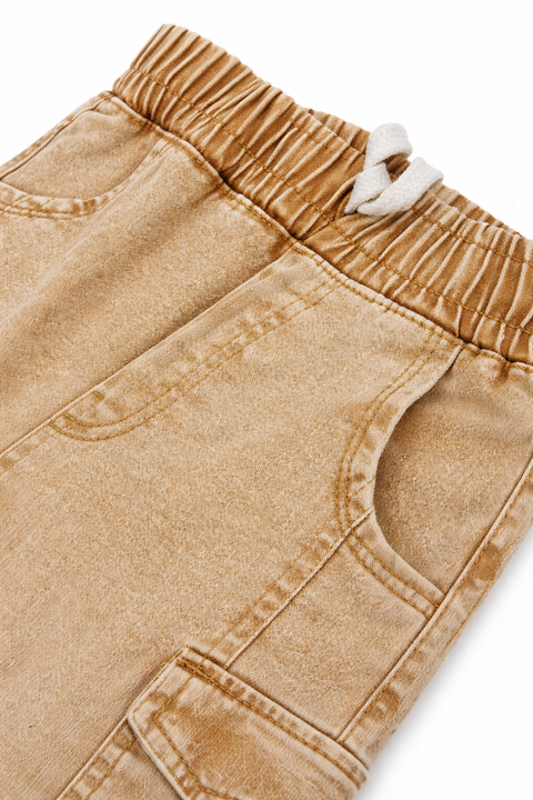 Kids Denim Light Brown Jeans – Imported, Soft & Wrinkle-Free