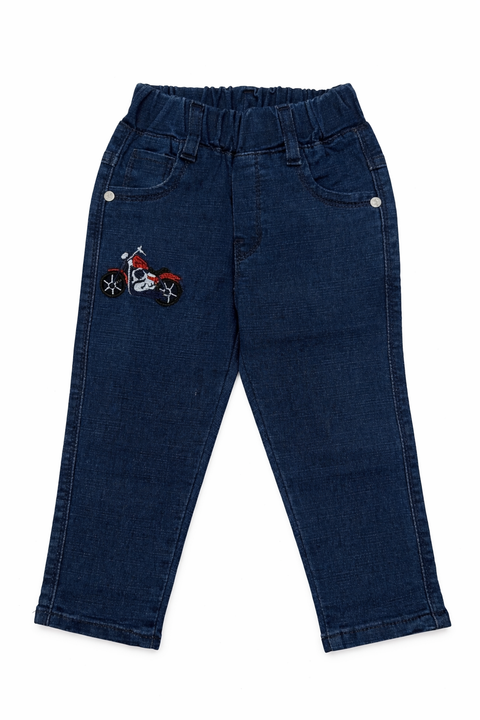 Boys Dark Blue Denim Jeans – Imported, Soft & Wrinkle-Free