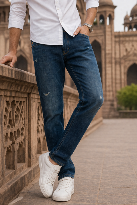Premium Regular Blue Jeans – Casual & Modern Style