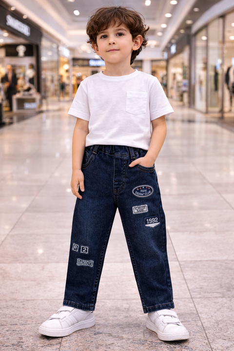 Kids Denim blue Jeans – Imported, Soft & Wrinkle-Free