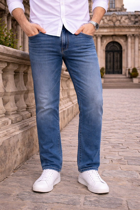Premium Slim Fit Blue Jeans – Casual & Modern Style