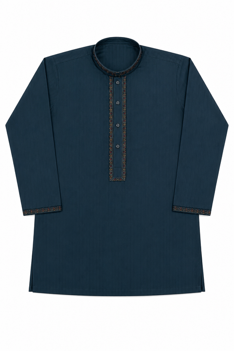 Boys Embroidered Kurta Pajama – Premium Traditional Outfit