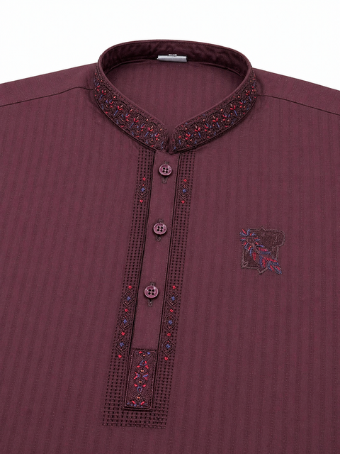 Boys Embroidered Kurta Pajama – Elegant Festive Collection
