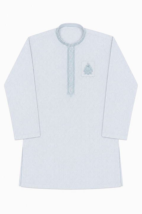 Boys Embroidered Kurta Pajama – Elegant Festive Collection