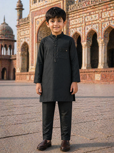 Midnight Green Classic Kurta Pajama – Royal Wearz