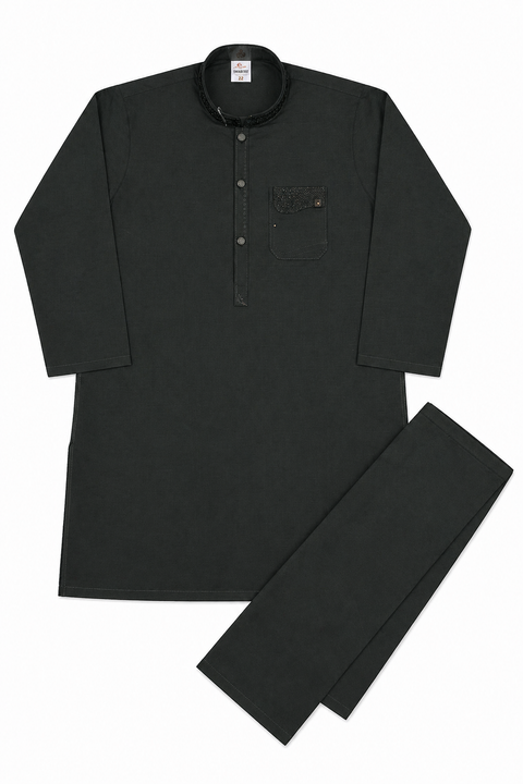 Midnight Green Classic Kurta Pajama – Royal Wearz