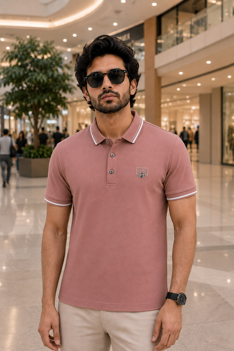 Imported Premium Polo Shirt with Contrast Collar
