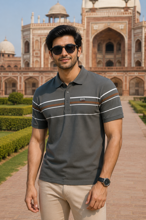 Imported Premium Polo Shirt with Contrast Collar
