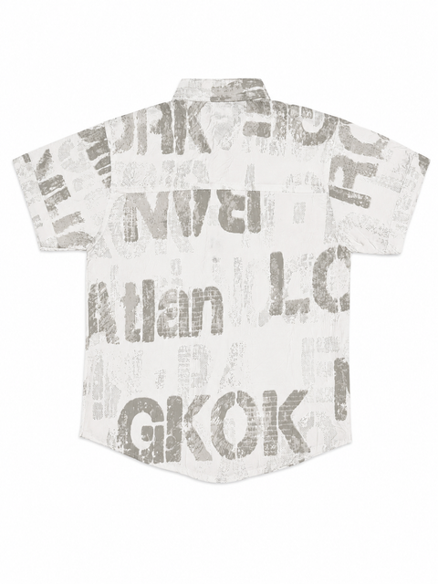 Urban Grey Printed Co-Ord Set for Kids– Stylish Summer 2 Piece Outfit