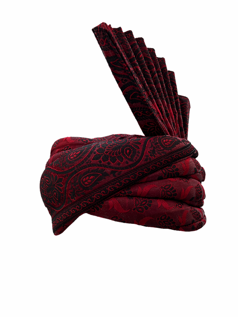 Classic Meiroon Embroidered Sherwani – Complete Groom Set