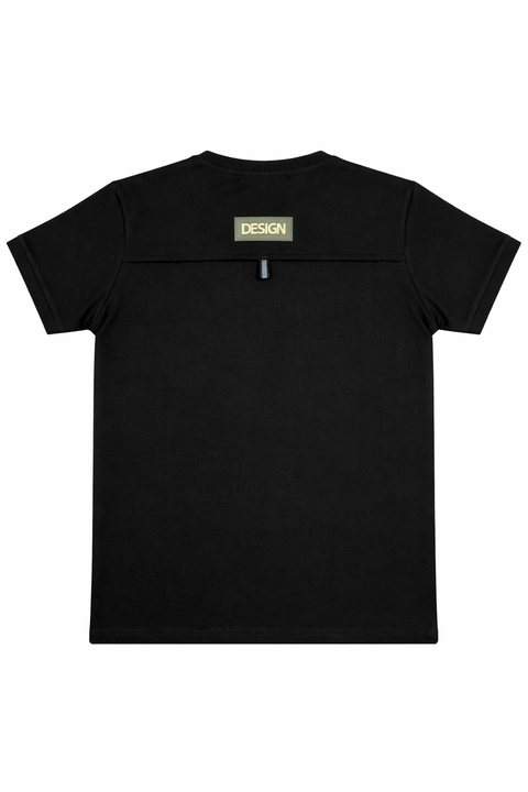 Black “Mislead or Misguide” Graphic T-Shirt for Kids