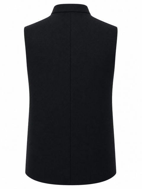 Black Waistcoat – Modern Formal Ethnic Style