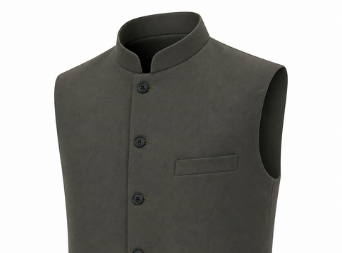 Royal Wearz Olive Green Classic Waistcoat