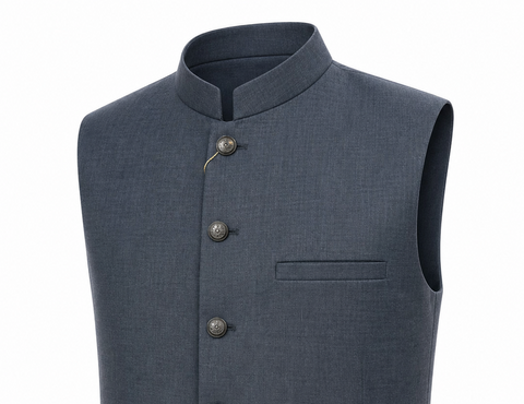 Royal Wearz Charcoal Grey Classic Waistcoat