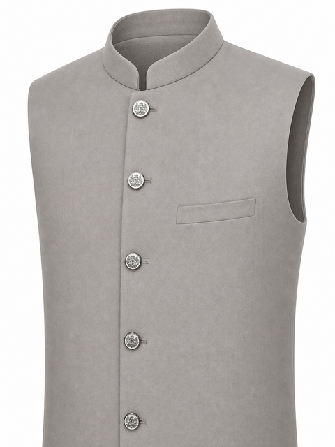Royal Wearz Light Beige Classic Waistcoat